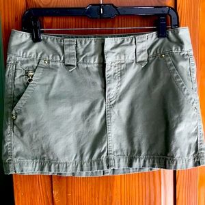 Express Twill Mini Skirt